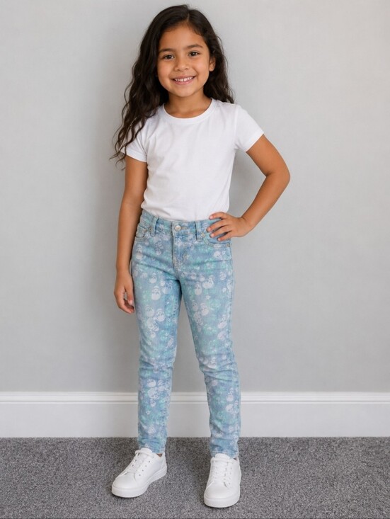 Rock & Republic Other - ROCK & REPUBLIC Girls 8 Skull Dloral Print Jeans